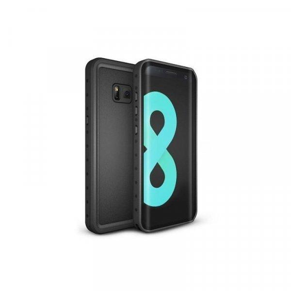 Vízálló és ütésálló tok Galaxy S8 S8+ S9 telefonokhoz S8 + Fekete