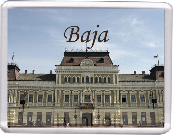 Baja- Grassalkovich-palota, Városháza hűtőmágnes (műanyag keretes)