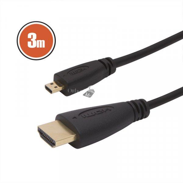 Delight Micro HDMI kábel • 3 m