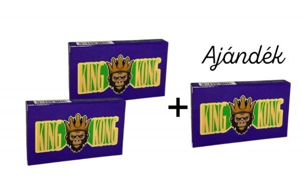 2+1 akció - King Kong Potencianövelő Kapszula Férfiaknak (3db) csomag