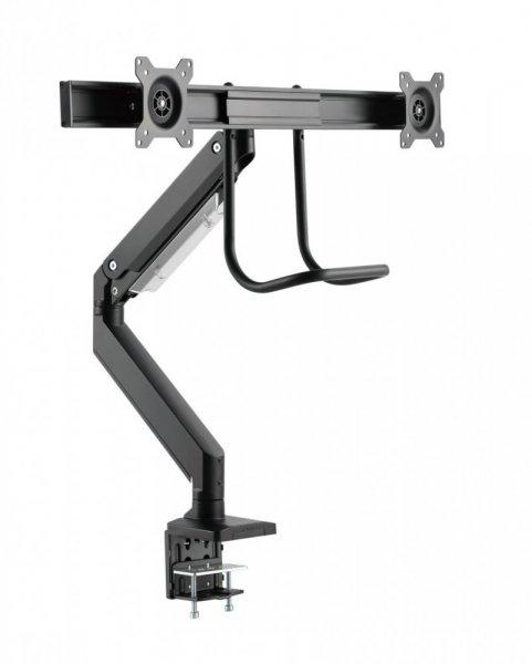 Gembird MA-DA2-04 Desk mounted adjustable monitor arm for 2 monitors
17"-32" Black
