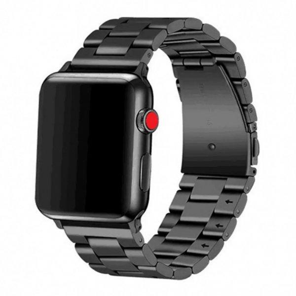 XPRO Apple Watch rozsdamentes. vastag acél szíj Fekete. 38mm / 40mm / 41mm
