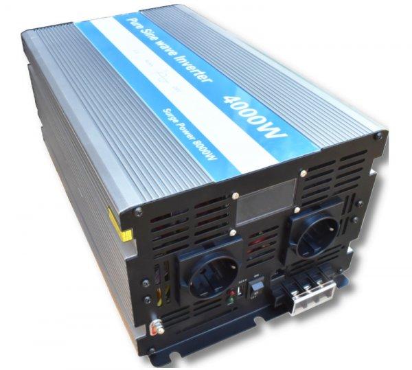 EcoSine SWE-4000-24 4000W tiszta szinusz inverter LCD-vel 24V, távvezérelhető