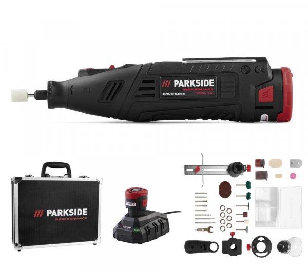 ParkSide Performance PPFBSA 12 A1 12V 2Ah cserélhető Li-ion akkus panelfúró,
72 részes multicsiszoló készlet alu kofferben, akkuval és töltővel