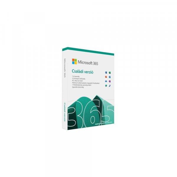 Microsoft Office 365 Family 6 Felhasználó 1 Év HUN BOX