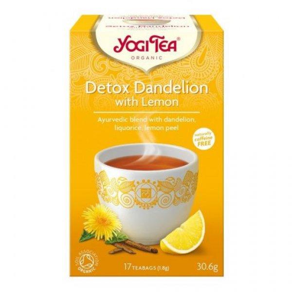 Yogi bio tea tisztító citrommal 17x1,8g 30,6 g