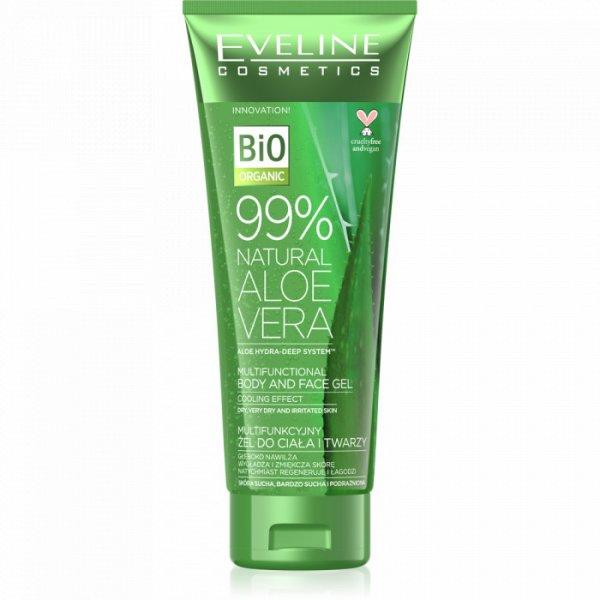 Eveline multifunkcionális test- és arcgél 99% természetes aloe verával 250
ml