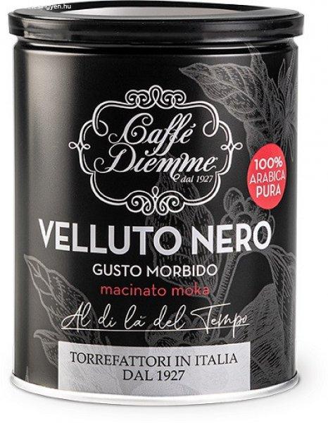 Diemme Caffé 250G Velluto Nero Őrölt Fémdobozos DIEM1002
