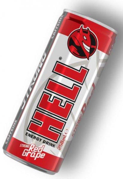 Hell Energiaital 250Ml Strong Red Grape