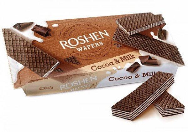 Roshen Wafers 216G Choco-Milk