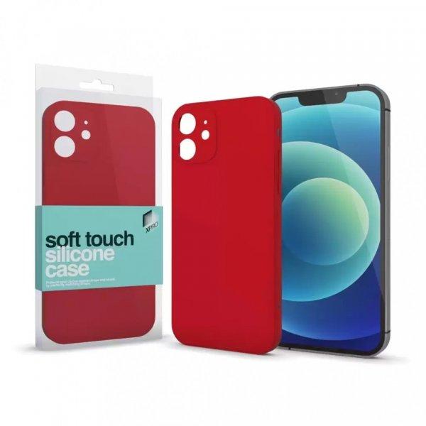 XPRO Soft Touch szilikon tok Slim piros Apple iPhone 15 Pro készülékhez