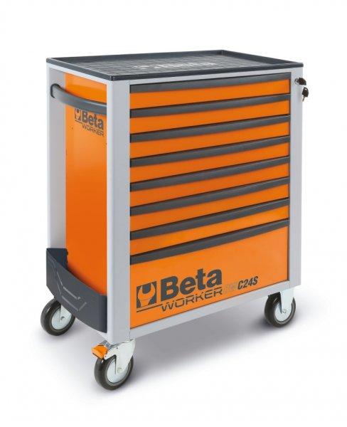 Beta Worker 2400S-O8/E-L szerszámkocsi 398 részes szerszámkészlettel