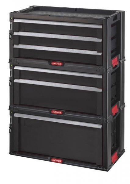 Box Keter® 17201228, TOOL CHEST SET, 6 drawers, 56x75x29 cm, for tools