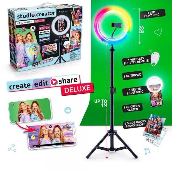 Canal Toys INF-003H Studio Creator DELUXE Video Marker Kit videókészítő
készelt színes lámpával, vezeték nélküli exponálóval
