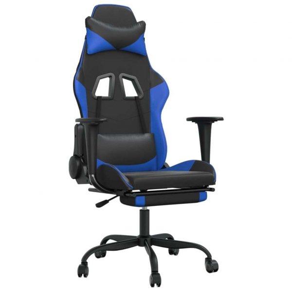 vidaXL masszás funkciós Gamer szék #fekete-kék