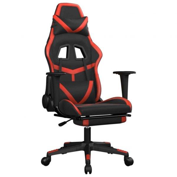 vidaXL masszázs funkciós Gamer szék #fekete-piros