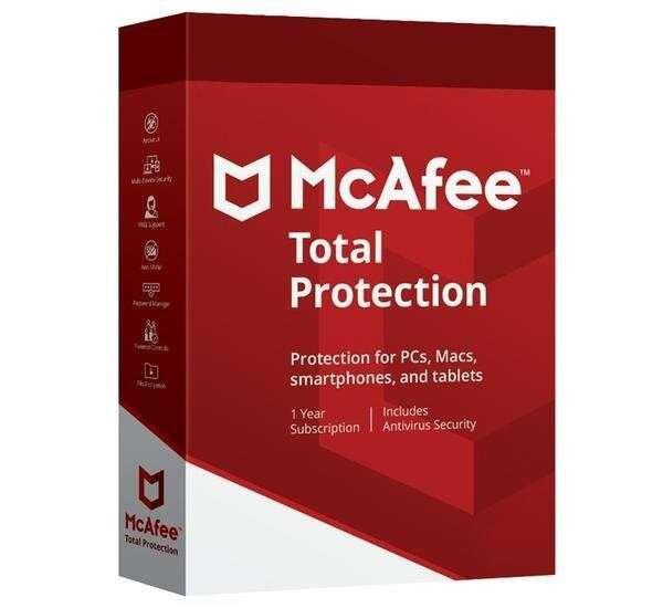 McAfee Total Protection 2020 - 5 User 1 year