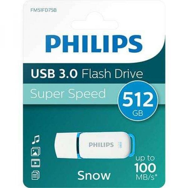 Philips Snow Edition Pen Drive 512GB USB 3.0 fehér-kék