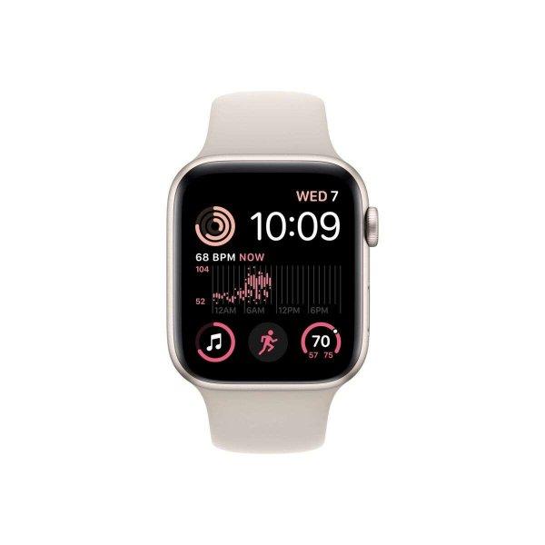 Apple Watch SE (2022) GPS (44mm) Okosóra - Csillagfény Alumíniumtok
Csillagfény Sportszíjjal