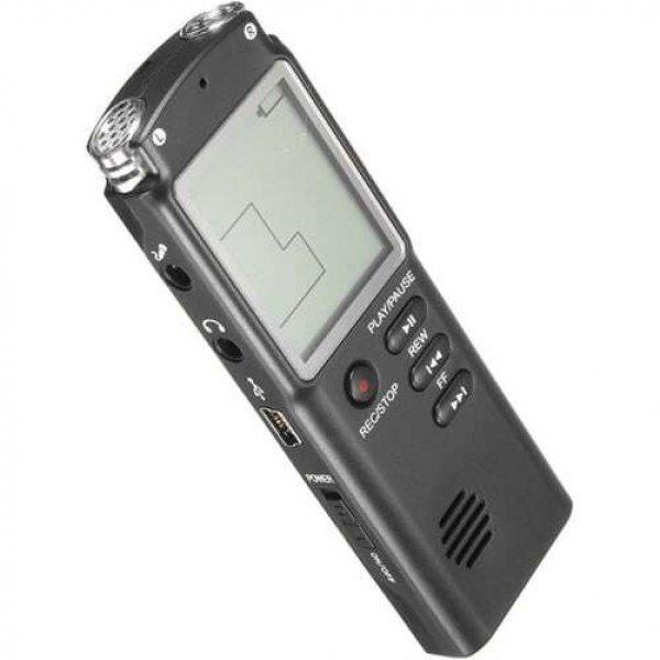Mini professzionális hangrögzítő iUni SpyMic REP06, 8 GB memória, MP3
lejátszó