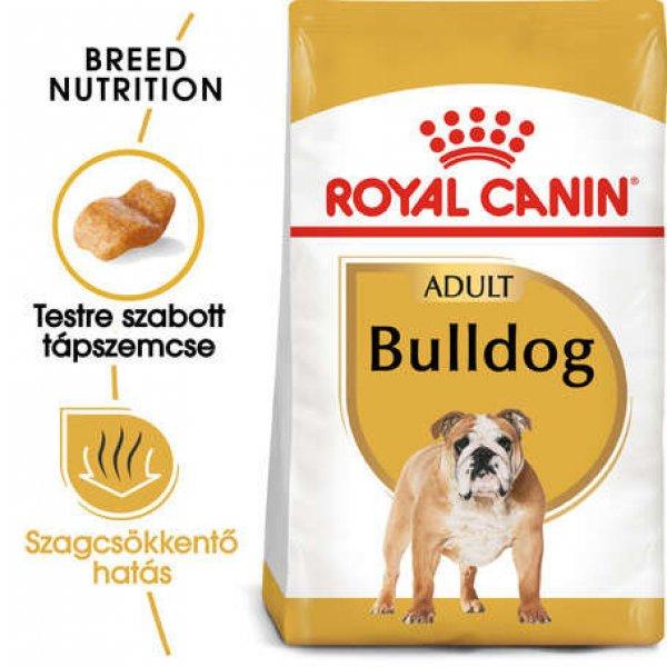 Royal Canin Bulldog Adult - Angol Bulldog felnőtt kutya száraz táp (2 x 12
kg) 24 kg