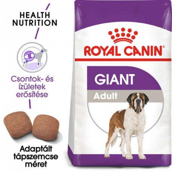 Royal Canin Giant Adult - óriás testű felnőtt kutya száraz táp (2 x 15 kg)
30 kg