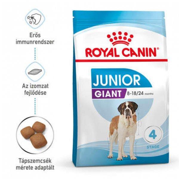 Royal Canin Giant Junior - óriás testű kölyök kutya száraz táp (2 x 15
kg) 30 kg