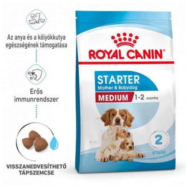 Royal Canin Medium Starter Mother & Babydog - Száraz táp közepes testű
vemhes szuka és kölyök kutya részére 2 hónapos korig (2 x 15 kg) 30 kg
