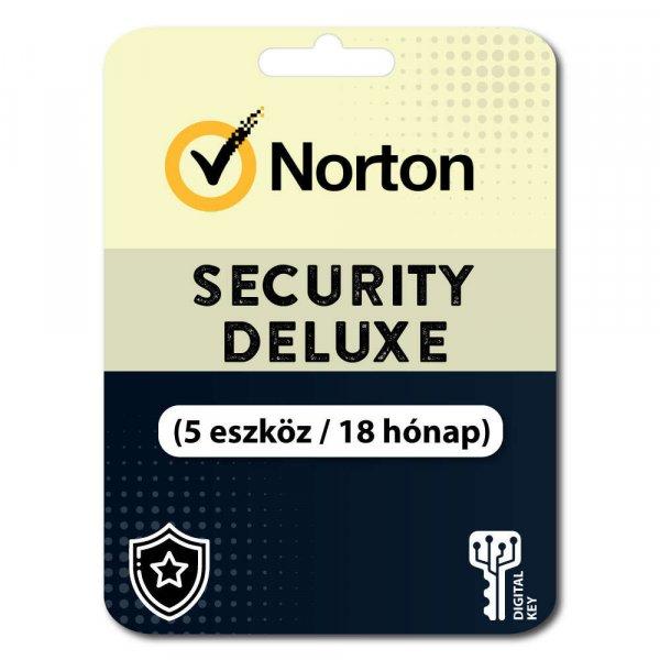 Norton Security Deluxe (EU) (5 eszköz / 18 hónap) (Elektronikus licenc) 