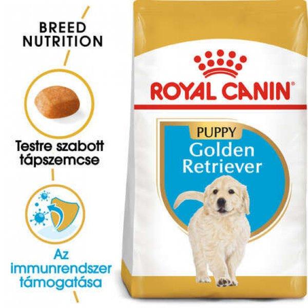 Royal Canin Golden Retriever Puppy - Golden Retriever kölyök kutya száraz
táp 12 kg