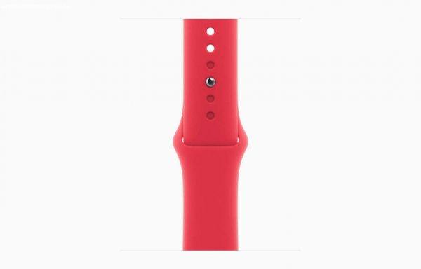 Apple Watch S9 Cellular 41mm RED Alu Case w RED Sport Band - S/M