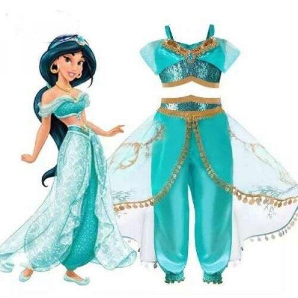 Aladdin JÁZMIN hercegnő ruhája fejpánttal jelmez S MÉRET