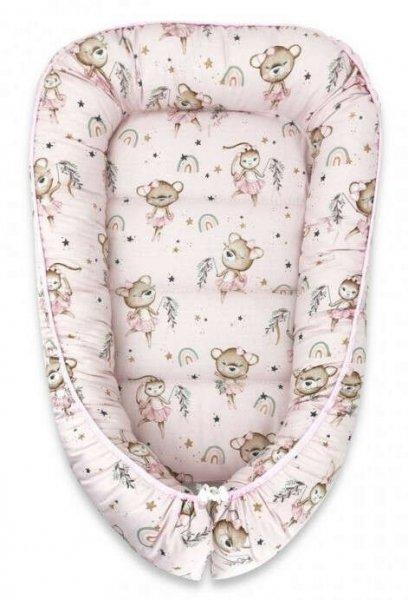 Baby Shop babafészek 55x75 cm - Kis balerina rózsaszín
