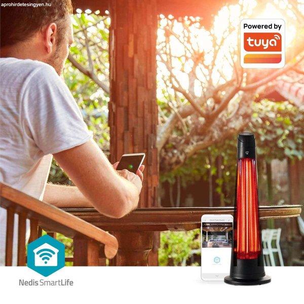 NEDIS SmartLife Terasz hősugárzó Wi-Fi okos fűtőtest TUYA app-pal1200 W 2
fokozat Oszcilláló | Borulás ellen védett | IP24 | Fekete HTPA21BKW
intelligens teraszfűtés