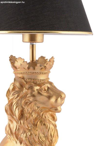 Lion King - Black Asztali lámpa Fekete Arany