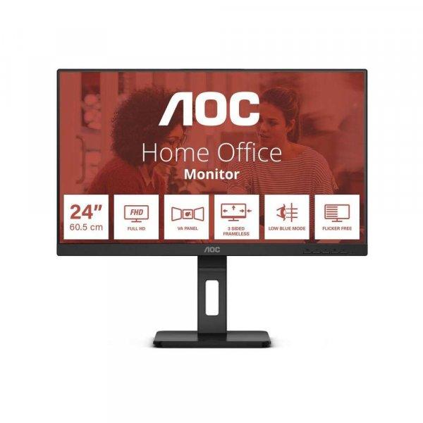 AOC 24E3QAF - LED monitor - Full HD (1080p) - 24