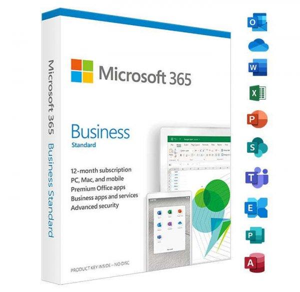 Microsoft Office 365 Business Standard (5 eszköz / 1 év) (KLQ-00467)
(Digitális kulcs)