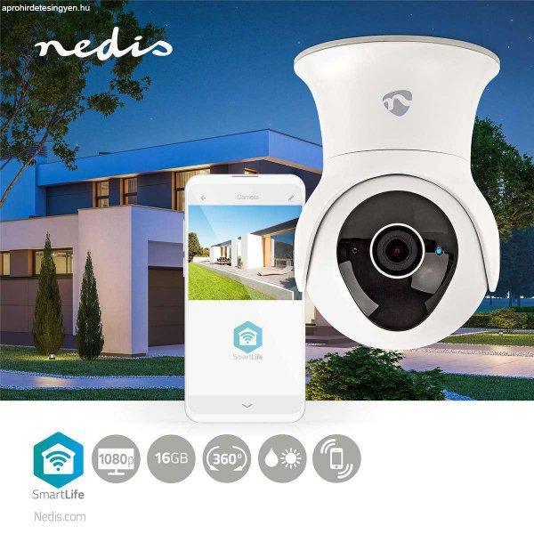 NEDIS WIFICO20CWT SmartLife kültéri kamera Wi-Fi TUYA APP, Full HD 1080p IP65
Belső 16GB  Felhőalapú Tárolás Mozgásérzékelővel | Éjjellátó Wifi IP
Kültéri Térfigyelő Kamera