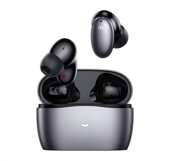 UGREEN HITUNE X6 bluetooth fülhallgató SZTEREO (v5.1, TWS, mikrofon, aktív
zajszűrő, IPX5 vizálló + töltőtok) SZÜRKE
