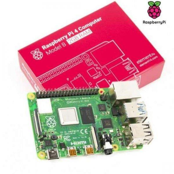 Raspberry Pi 4 Model B 2GB (RB-PI4-2GB) | RASPBERRY PI