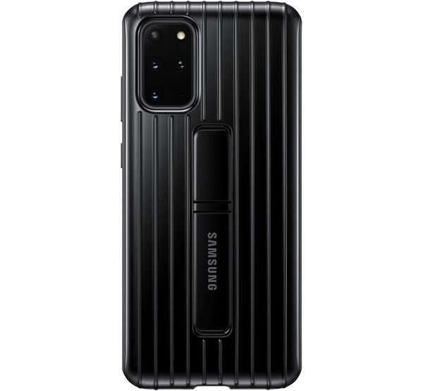 SAMSUNG műanyag telefonvédő (dupla rétegű, gumírozott, asztali tartó
funkció) FEKETE Samsung Galaxy S20 Plus (SM-G985F), Samsung Galaxy S20 Plus 5G
(SM-G986)