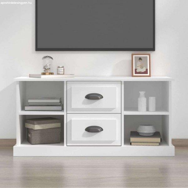 vidaXL fehér szerelt fa TV-szekrény 99,5x35,5x48 cm