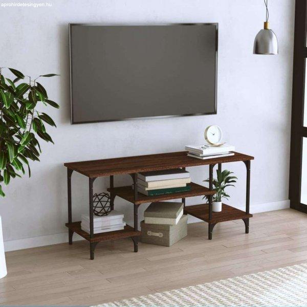 vidaXL barna tölgyszínű szerelt fa TV-szekrény 102 x 35 x 45,5 cm