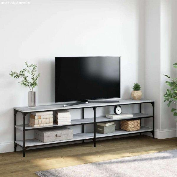 vidaXL szürke sonoma színű szerelt fa TV-szekrény 180 x 30 x 50 cm