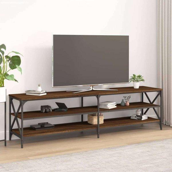 vidaXL barna tölgyszínű szerelt fa TV-szekrény 180x40x50 cm