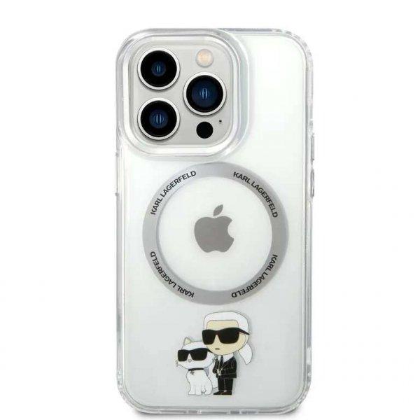 Karl Lagerfeld MagSafe Compatibilní Kryt IML Karl és Choupette NFT pro iPhone
13 Pro átlátszó tok