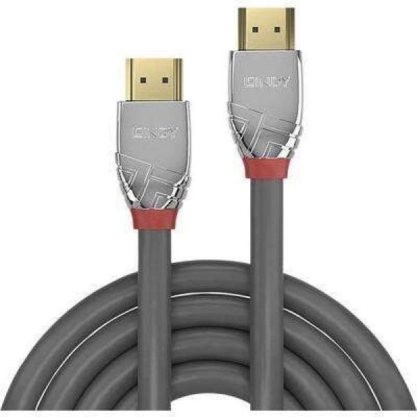 LINDY HDMI Csatlakozókábel [1x HDMI dugó - 1x HDMI dugó] 10.00 m Szürke
(37876)