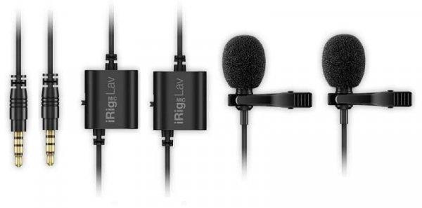 IK Multimedia iRig Mic Lav 2 Pack Csíptethető mikrofon (2db/csomag) - Fekete
