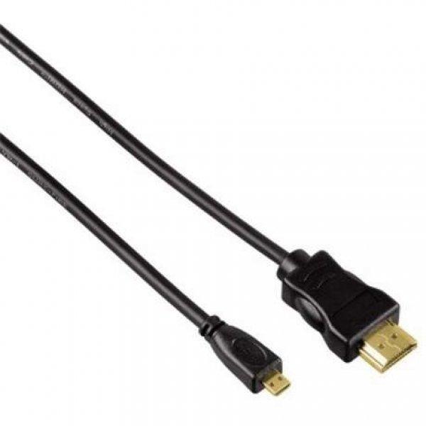 Hama HDMI - MicroHDMI 0,5m kábel Fekete 74239