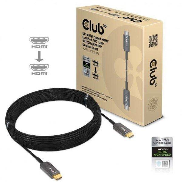 Club 3D HDMI-HDMI AOC 4K120Hz/8K60Hz kábel 10m (CAC-1376)